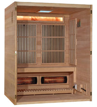 Thumbnail for Golden Designs Soria 3-Person Full Spectrum EMF Hybrid Indoor Sauna | GDI-8330-01