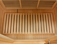 Thumbnail for Maxxus 3-Person Low EMF FAR Infrared Corner Indoor Sauna | MX-K356-01