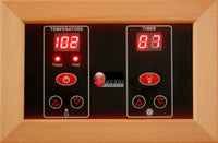 Thumbnail for Maxxus 3-Person Low EMF FAR Infrared Corner Indoor Sauna | MX-K356-01
