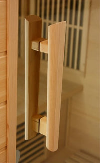Thumbnail for Maxxus 3-Person Low EMF FAR Infrared Corner Indoor Sauna | MX-K356-01