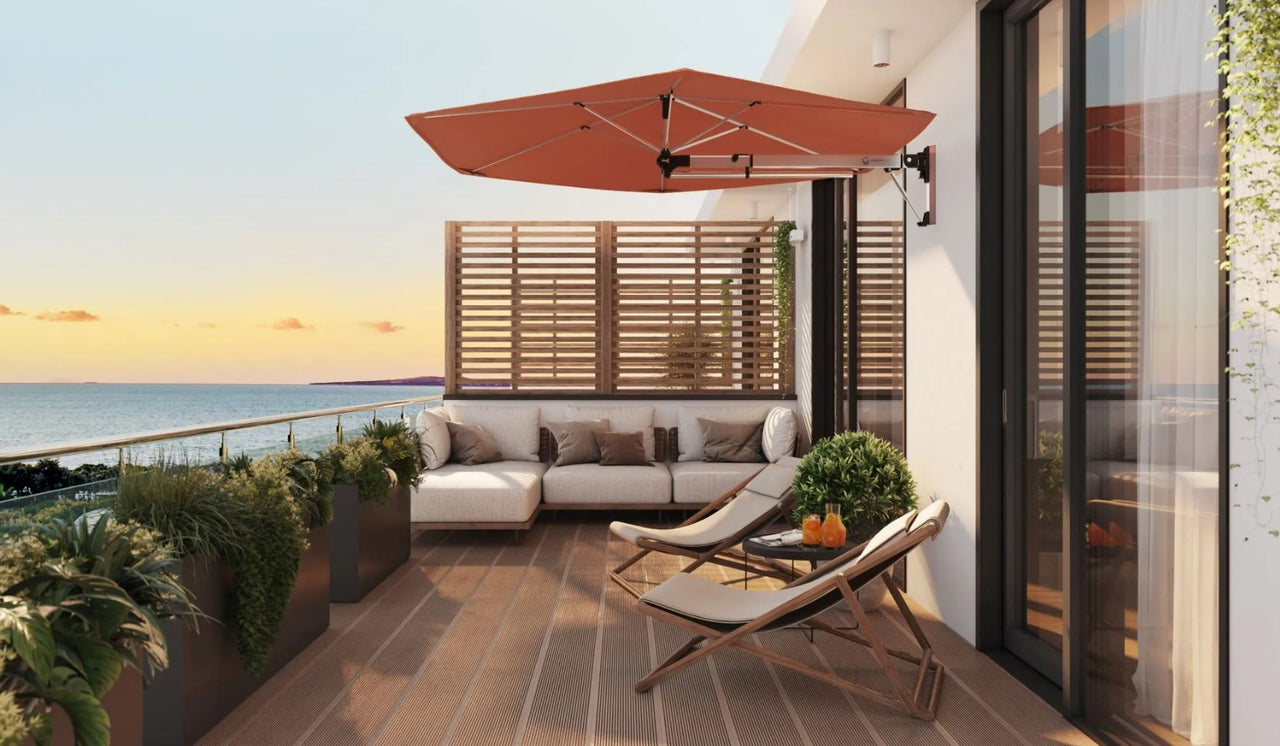 Shadowspec Retreat™ Wall Mounted Umbrella