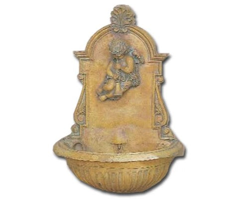 Giannini Garden Trumpet Angel Wall Fountain
