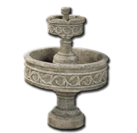 Giannini Garden Paestum Two Tier Fountain