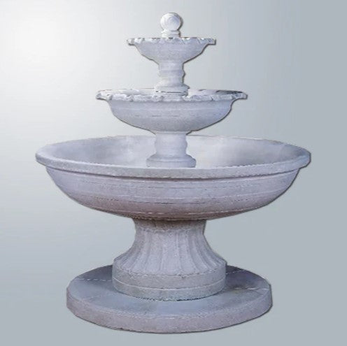 Giannini Garden Porta Marina Three Tiers Outdoor Water Fountain