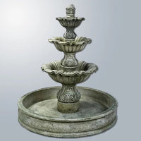 Thumbnail for Giannini Garden Regina Three Tier Pond Fountain
