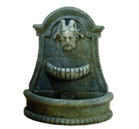 Giannini Garden Tauro Wall Outdoor Fountain