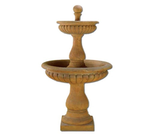 Giannini Garden Dorica Two Tier Outdoor Water Fountain