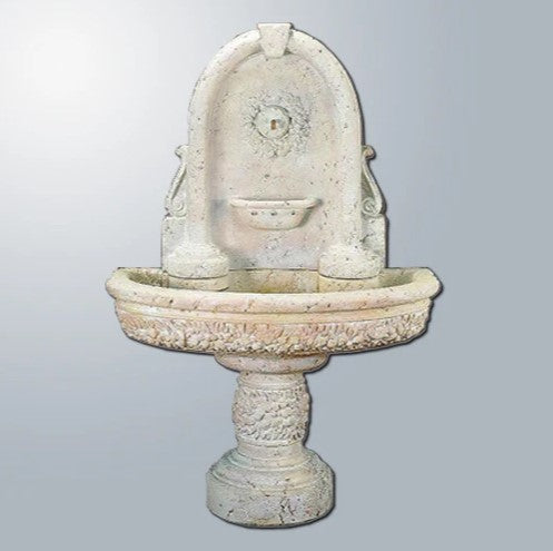 Giannini Garden Robbiana Wall Outdoor Water Fountain
