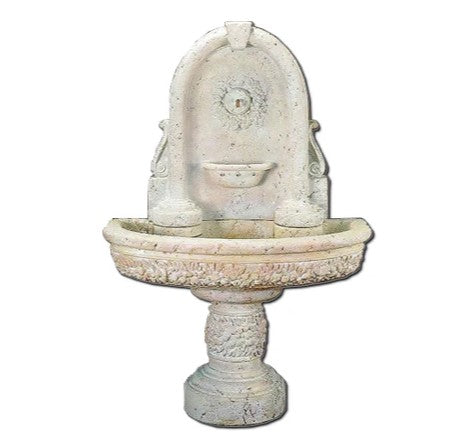 Giannini Garden Robbiana Wall Outdoor Water Fountain