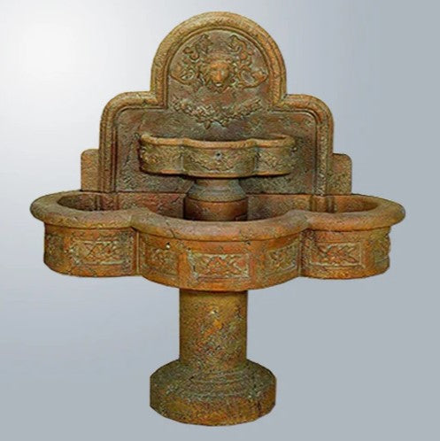 Giannini Garden Ricco Deruta Wall Outdoor Water Fountain