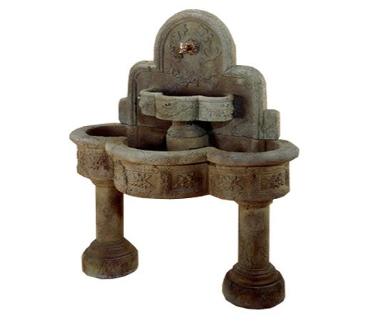 Giannini Garden Ricco Deruta Wall Outdoor Fountain For Spout