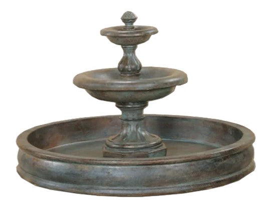 Giannini Garden Mantova Tiered Pond Outdoor Water Fountain