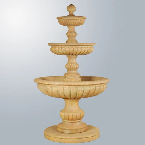 Giannini Garden Acqua Sparta Three Tier Outdoor Water Fountain