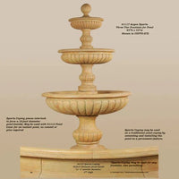 Thumbnail for Giannini Garden Acqua Sparta Three Tier Outdoor Water Fountain for Pond