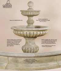Thumbnail for Giannini Garden Acqua Sparta Two Tier Outdoor Fountain For Pond