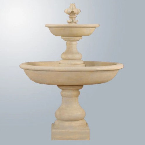 Giannini Garden Belair Two Tier Outdoor Water Fountain