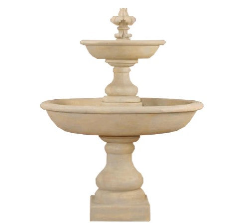 Giannini Garden Belair Two Tier Outdoor Water Fountain