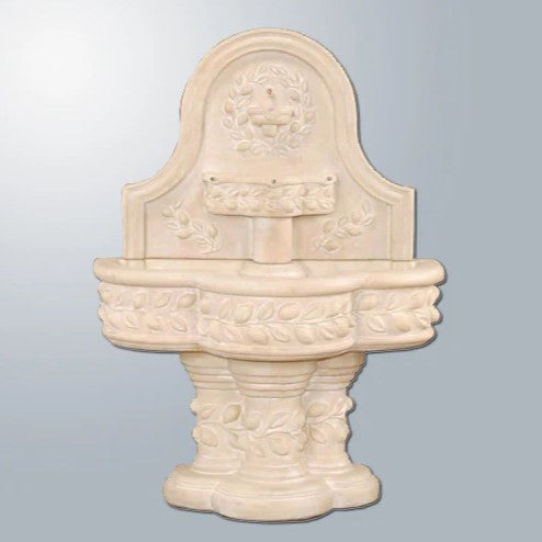 Giannini Garden Deruta Lemon Wall Outdoor Water Fountain