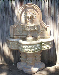Thumbnail for Giannini Garden Deruta Lemon Wall Outdoor Water Fountain