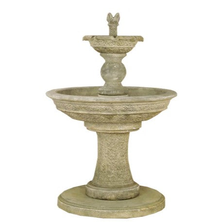 Giannini Garden Antiquarium Two Tier Outdoor Water Fountain