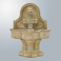 Thumbnail for Giannini Garden Luccan Lion Wall Outdoor Water Fountain