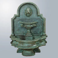 Thumbnail for Giannini Garden Rialto Lion Wall Outdoor Water Fountain