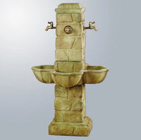 Thumbnail for Giannini Garden Quattro Rustichella Outdoor Water Fountain for 4 Spout