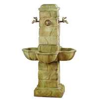 Thumbnail for Giannini Garden Quattro Rustichella Outdoor Water Fountain for 4 Spout