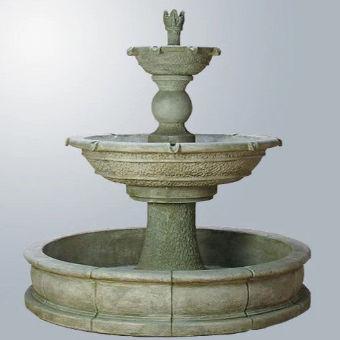 Giannini Garden Antiquarium Two Tier Pond Outdoor Fountain