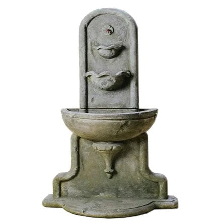Giannini Garden Flavia Wall Outdoor Water Fountain