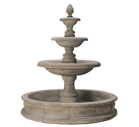 Giannini Garden Newcastle Three Tier Pond Fountain