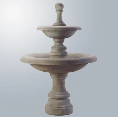 Giannini Garden Westminster Two Tier Fountain Tall