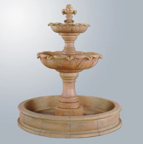 Giannini Garden Gardenia Two Tier Pond Fountain