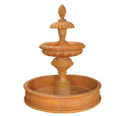 Giannini Garden Piloni Two Tier Pond Fountain