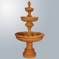 Thumbnail for Giannini Garden Monegasque Lion Three Tier Fountain