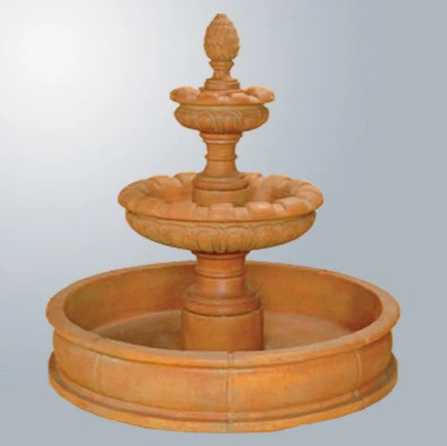Giannini Garden Patio Artistes Two Tier Pond Fountain