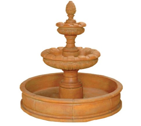 Giannini Garden Patio Artistes Two Tier Pond Fountain