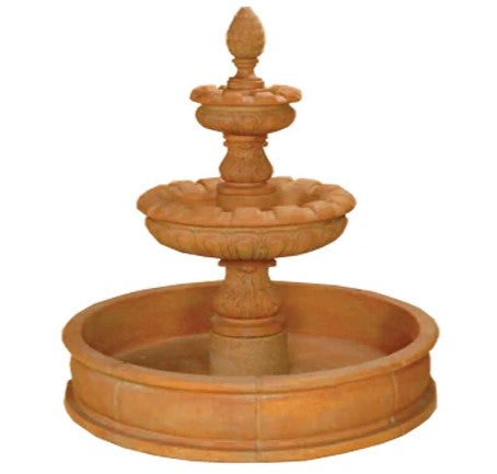 Giannini Garden Francese Two Tier Pond Fountain