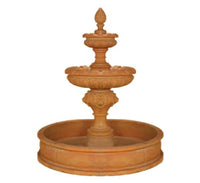 Thumbnail for Giannini Garden Empiro Lion Two Tier Pond Fountain
