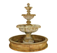Thumbnail for Giannini Garden Jardin Three Tier Pond Fountain