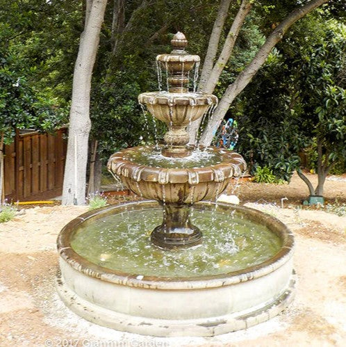 Giannini Garden Jardin Three Tier Pond Fountain