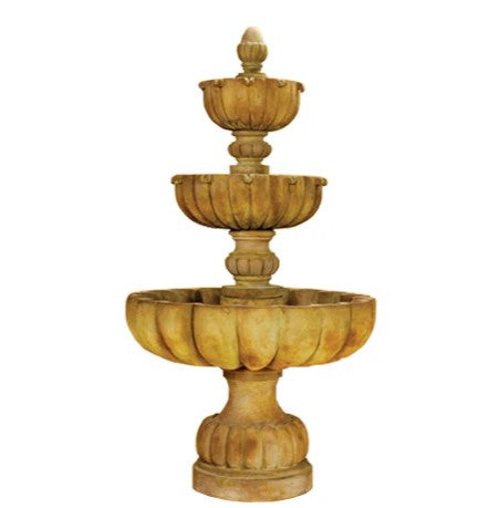 Giannini Garden Urbino Grande Three Tier Fountain
