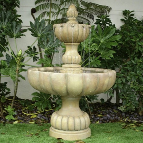 Giannini Garden Urbino Grande Short Two Tier Fountain