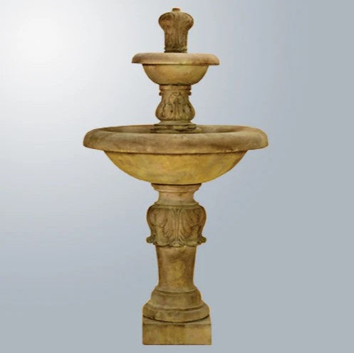 Giannini Garden Barcellona Two Tier Fountain