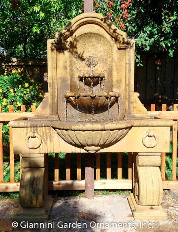 Giannini Garden Anduze Wall Fountain Tall