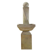 Thumbnail for Giannini Garden Mod Twist Fountain Tall With Ball