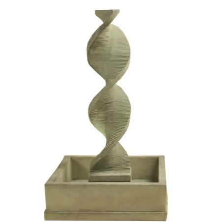 Giannini Garden Water Spiral With Square Bowl