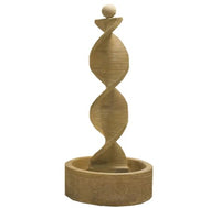 Thumbnail for Giannini Garden Water Spiral with Round Bowl and Ball Finial