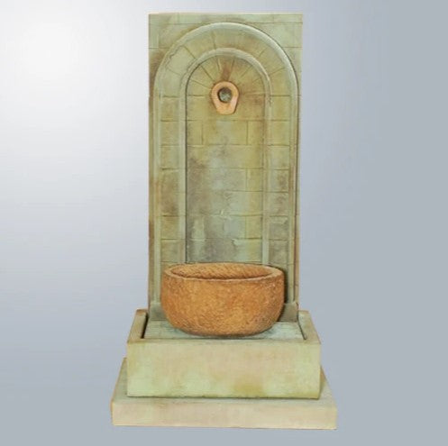 Giannini Garden Mortaio Wall Fountain