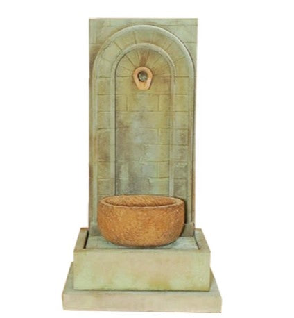 Giannini Garden Mortaio Wall Fountain